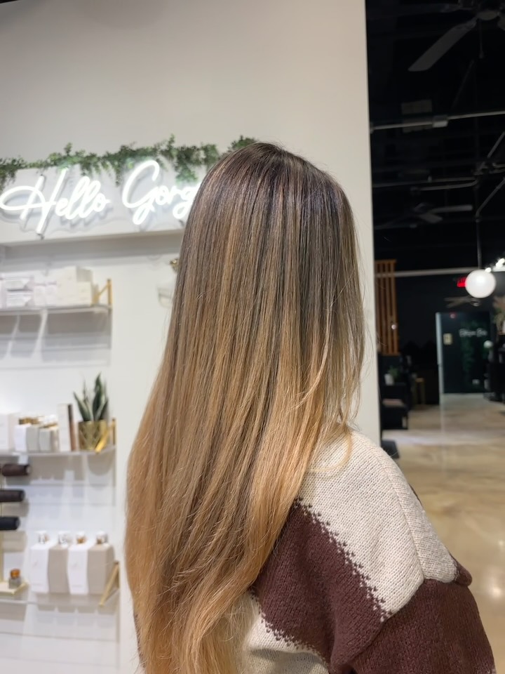 Blonde highlights